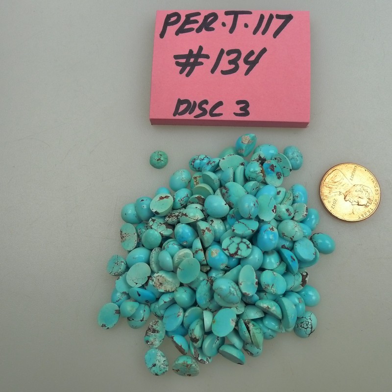 Persian Turquoise 100% Natural 188 Oval Cabochon 200 TCW gallery