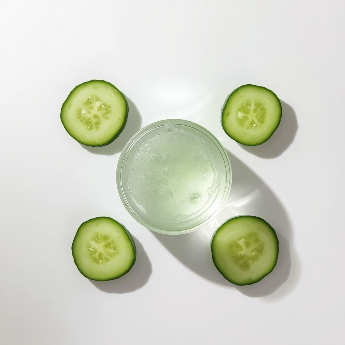 Cucumber Gel Cosmetic Ingredient for Skin Hydration and Cooling Care – Vishwaglowpex